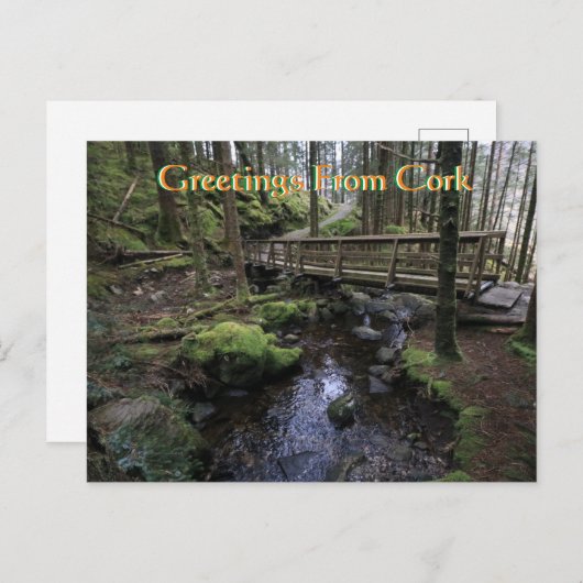 Cork Ireland Briefkaart (Voorkant / Achterkant)