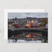 Cork Ireland, Colors in Winter Briefkaart (Voorkant / Achterkant)