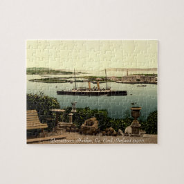 Cork, Ireland jigzaag, Queenstown harbour Legpuzzel