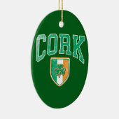 CORK Ireland Keramisch Ornament (Rechts)