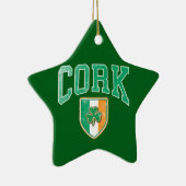 CORK Ireland Keramisch Ornament (Rechts)