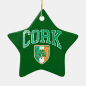 CORK Ireland Keramisch Ornament (Voorkant)