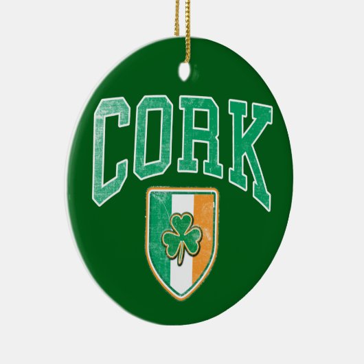 CORK Ireland Keramisch Ornament (Rechts)