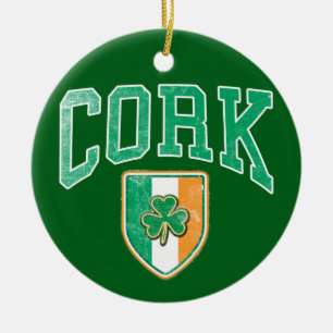 CORK Ireland Keramisch Ornament