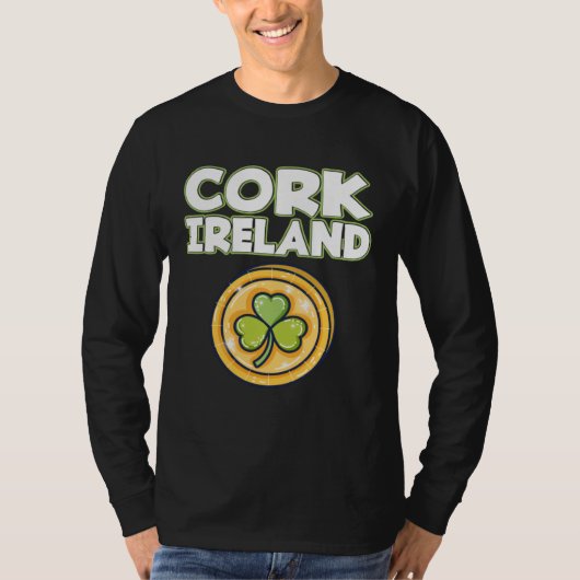 Cork Ireland  Saint Patrick s Day Historical City T-shirt (Voorkant)