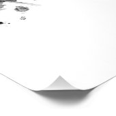 Cork Ireland Skyline BW Perfect Poster (Hoek)