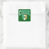 CORK Ireland Vierkante Sticker (Tas)