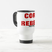 Cork Rebels Travel Mug Reisbeker (Voorkant links)
