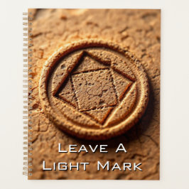 Cork Stamp Impression | Organic Geometric Seal Planner