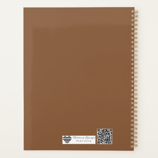 Cork Stamp Impression | Organic Geometric Seal Planner (Achterkant)