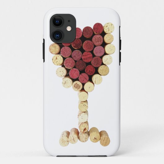 Cork Wine Glass iPhone 5 Hoesje (Achterkant)