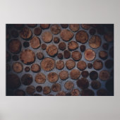 Cork wood decors poster (Voorkant)