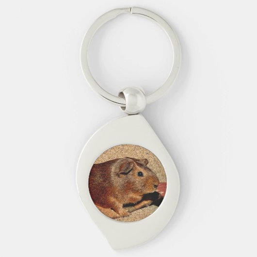 Corkboard Kijk Guinee Sleutelhanger (Voorkant)