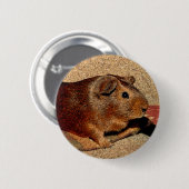 Corkboard kijkt Proefkonijn Ronde Button 5,7 Cm (Voorkant /achterkant)