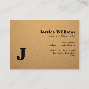 Corkboard-oproepkaart Contactkaartje