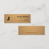 Corkboard-oproepkaart Mini Visitekaartje (Voorkant / Achterkant)