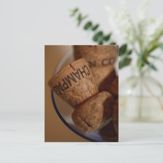 Corks Postcard Briefkaart (Staand voorkant)