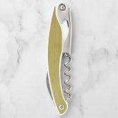 Corkschroef - Naam op achtergrond van Bamboe Kurkentrekker (Achterkant)