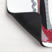 Corkschroef Red Stiletto en Red Wine Art Muismat (Hoek)