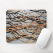 Corkschroef willow, verdraaide vertakkingsfoto muismat (Met muis)