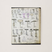 Corkschrows uit een handelscatalogus van binnenlan legpuzzel (Verticaal)