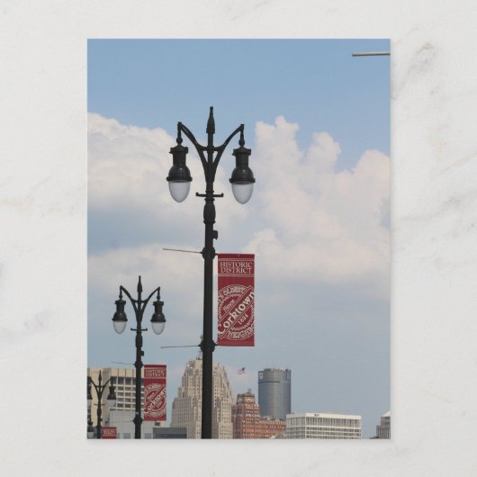 Corktown, Detroit, Michigan briefkaart (Voorkant)