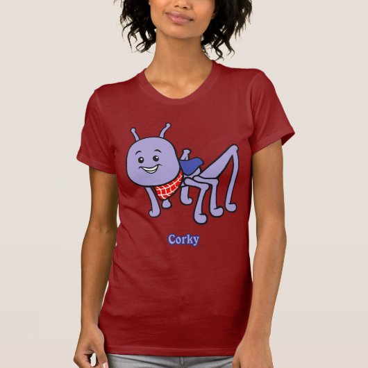Corky Dames Basic T-Shirt (Voorkant)