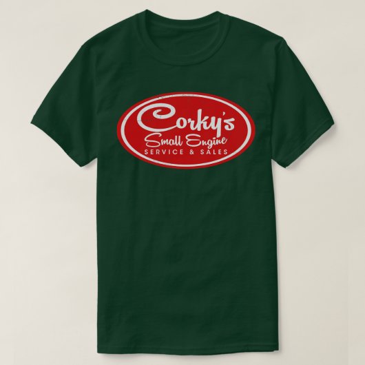 Corkys Small Engine T-shirt (Design voorkant)