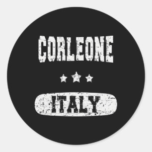 Corleone Italië Ronde Sticker