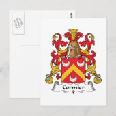 Cormier Family Crest Briefkaart (Voorkant / Achterkant)