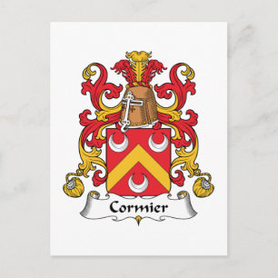 Cormier Family Crest Briefkaart