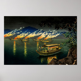 Cormorantenvangst Tsuchiya Koitsu 1940 Poster