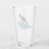 Cormorantvissen in golven glas (Achterkant)