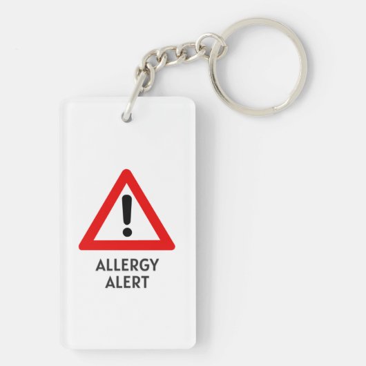 Corn Allergy Alert Sleutelhanger (achterkant)