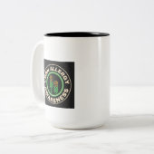 Corn Allergy Awareness Tweekleurige Koffiemok (Voorkant links)