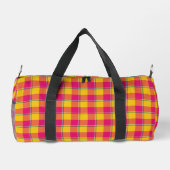 Corn and Razzmatazz Plaid Yellow Pink Plunjezak (Achterkant)
