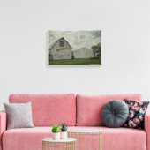 Corn Barn Crackle Canvas Afdruk (Insitu (Woonkamer))