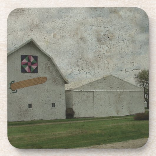 Corn Barn Crackle Onderzetter (Voorkant)