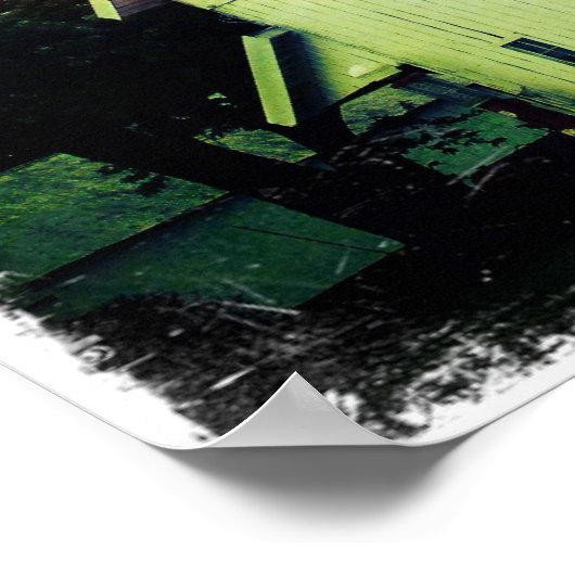 Corn Barn Grunge Poster (Hoek)