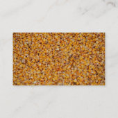 CORN BUSINESS CARD TEMPLATE VISITEKAARTJE (Achterkant)