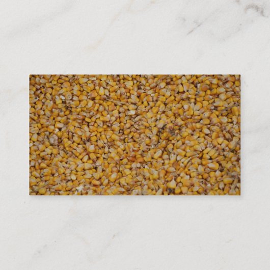CORN BUSINESS CARD TEMPLATE VISITEKAARTJE (Achterkant)