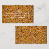 CORN BUSINESS CARD TEMPLATE VISITEKAARTJE (Voorkant / Achterkant)