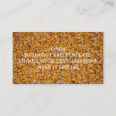 CORN BUSINESS CARD TEMPLATE VISITEKAARTJE (Voorkant)