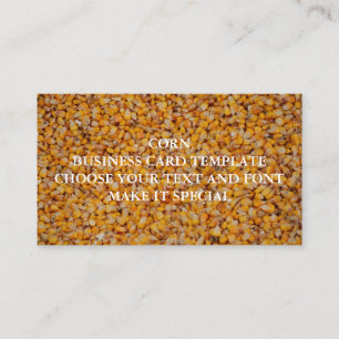 CORN BUSINESS CARD TEMPLATE VISITEKAARTJE