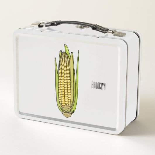 Corn cartoon illustratie (Achterkant)