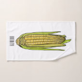 Corn cartoon illustratie bad handdoek (Handdoek)