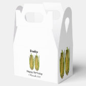 Corn cartoon illustratie bedankdoosjes (Geopend)