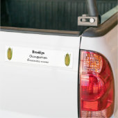 Corn cartoon illustratie bumpersticker (Op Truck)