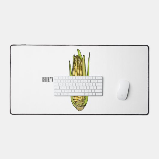Corn cartoon illustratie bureaumat (Keyboard & Muis)