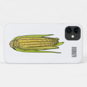 Corn cartoon illustratie Case-Mate iPhone case (Achterkant (horizontaal))